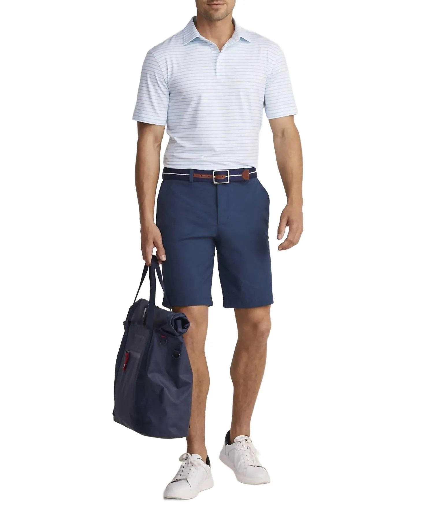9" On The Go Short In Blue Blazer