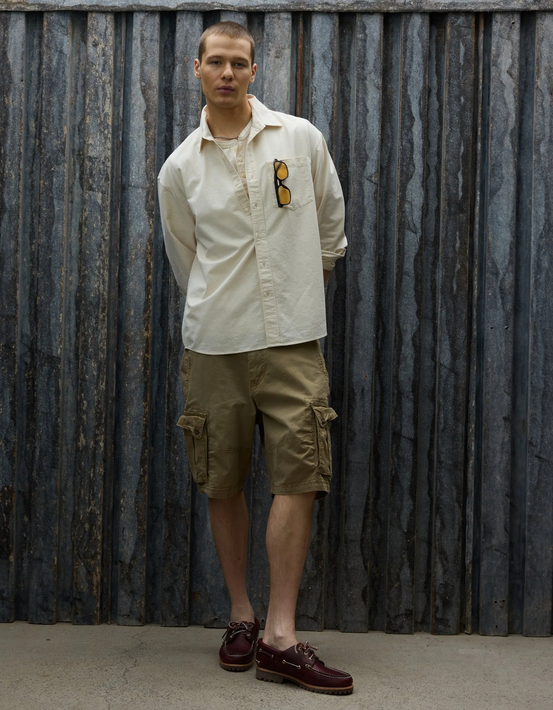 AE Flex 10" Lived-In Cargo Short