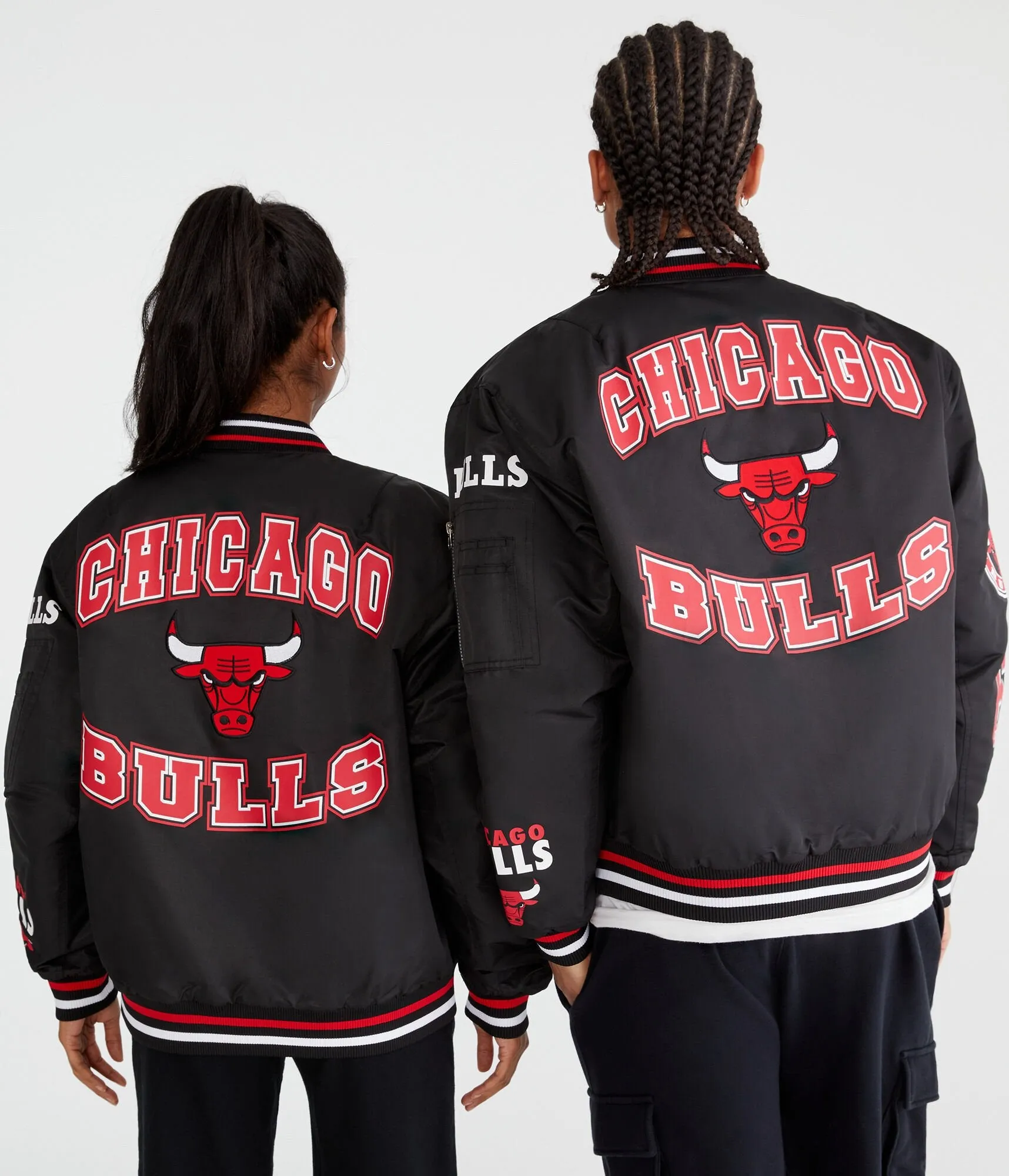 Aeropostale Chicago Bulls Basketball Bomber Jacket