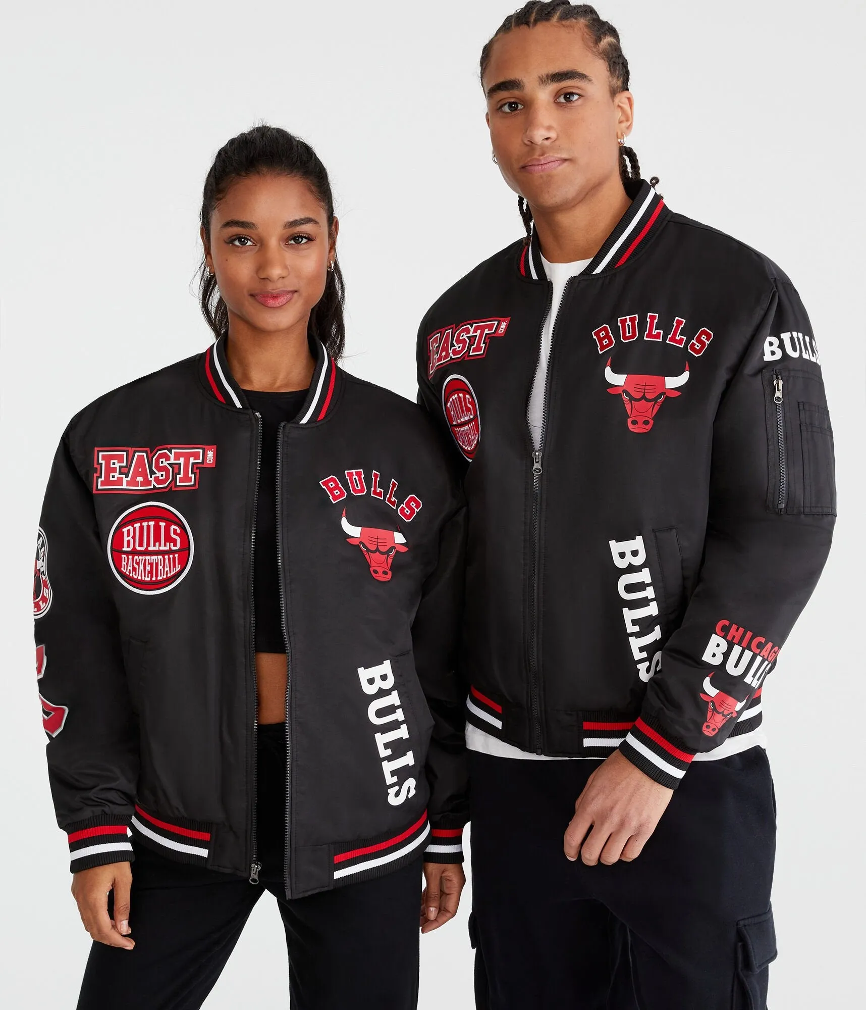 Aeropostale Chicago Bulls Basketball Bomber Jacket