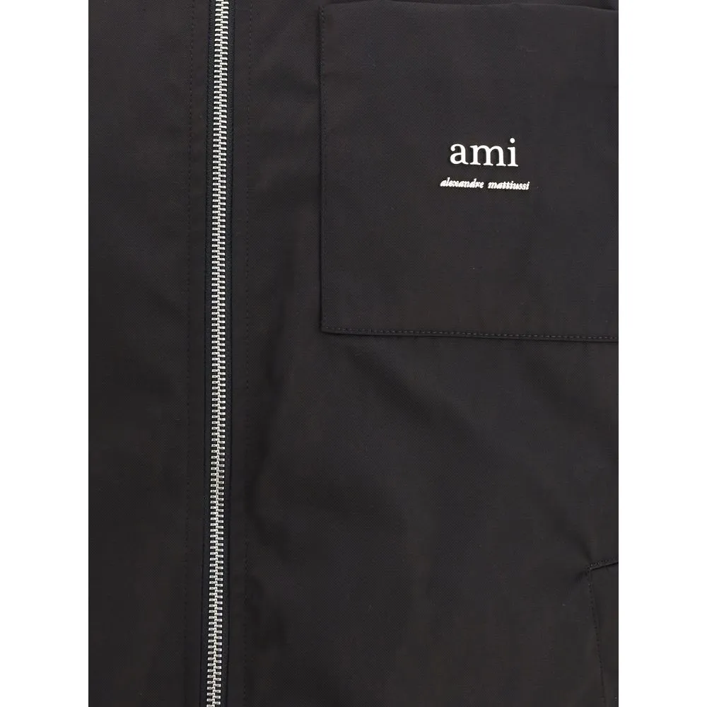 Ami Paris Logoed Men's Jacket