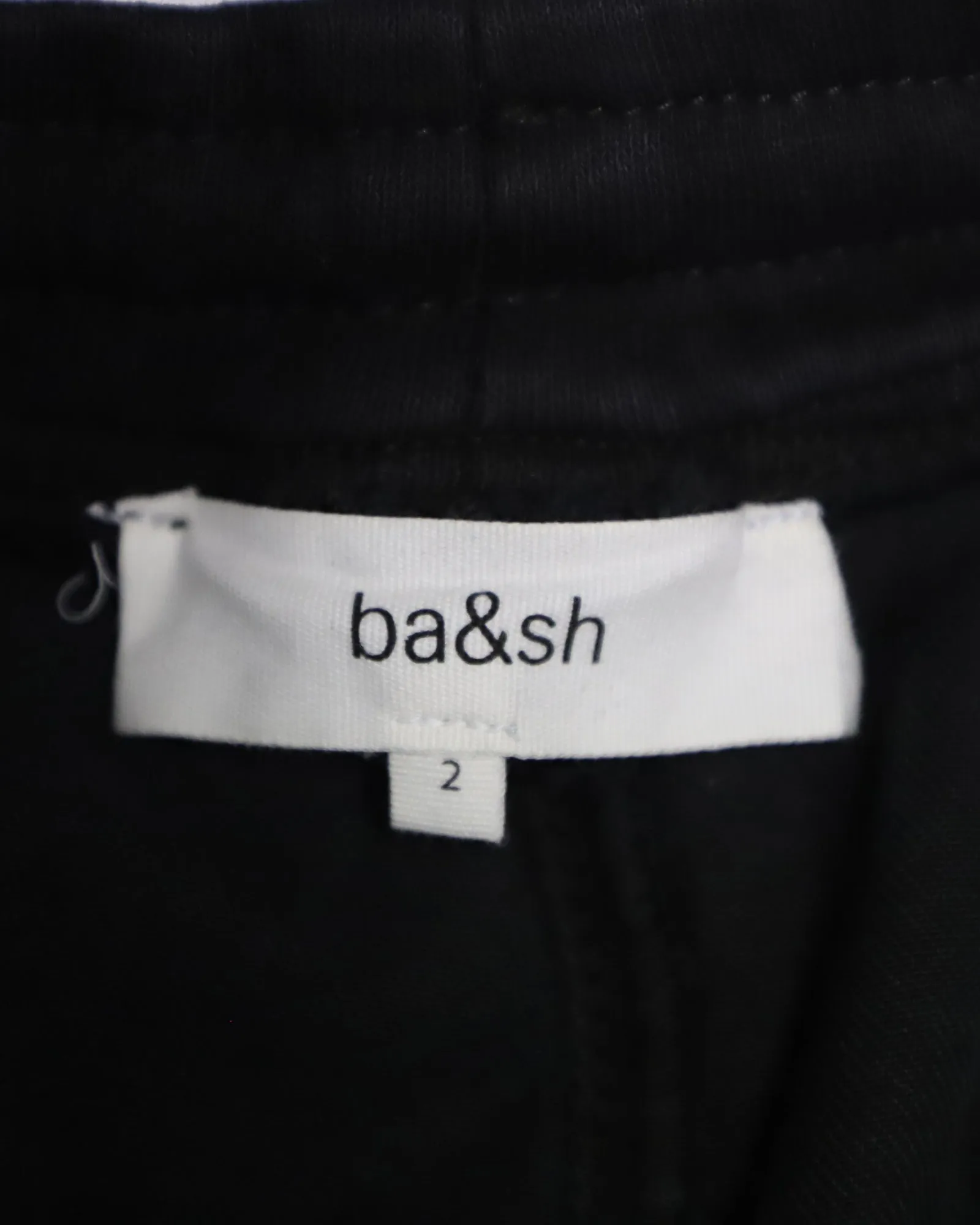 Ba&sh Drawstring Pants in Black Lyocell