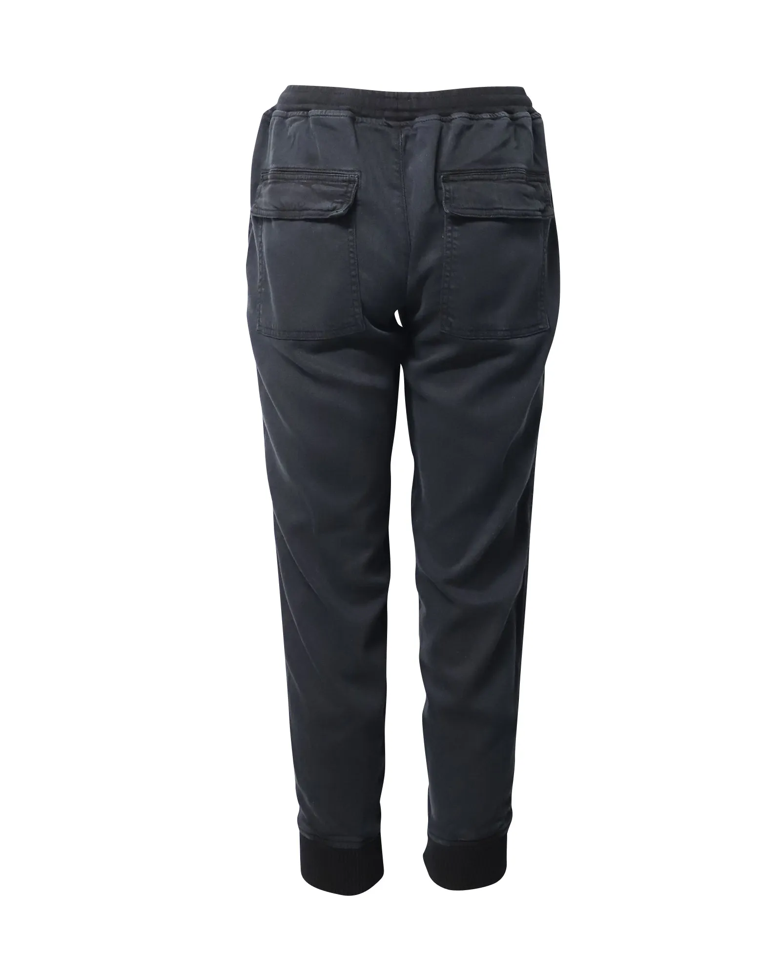 Ba&sh Drawstring Pants in Black Lyocell