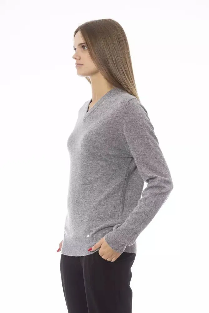 Baldinini Trend Gray Viscose Women Sweater