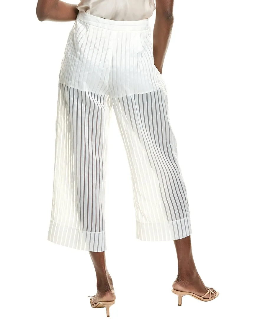 BCBGMAXAZRIA Sheer Stripe Pant