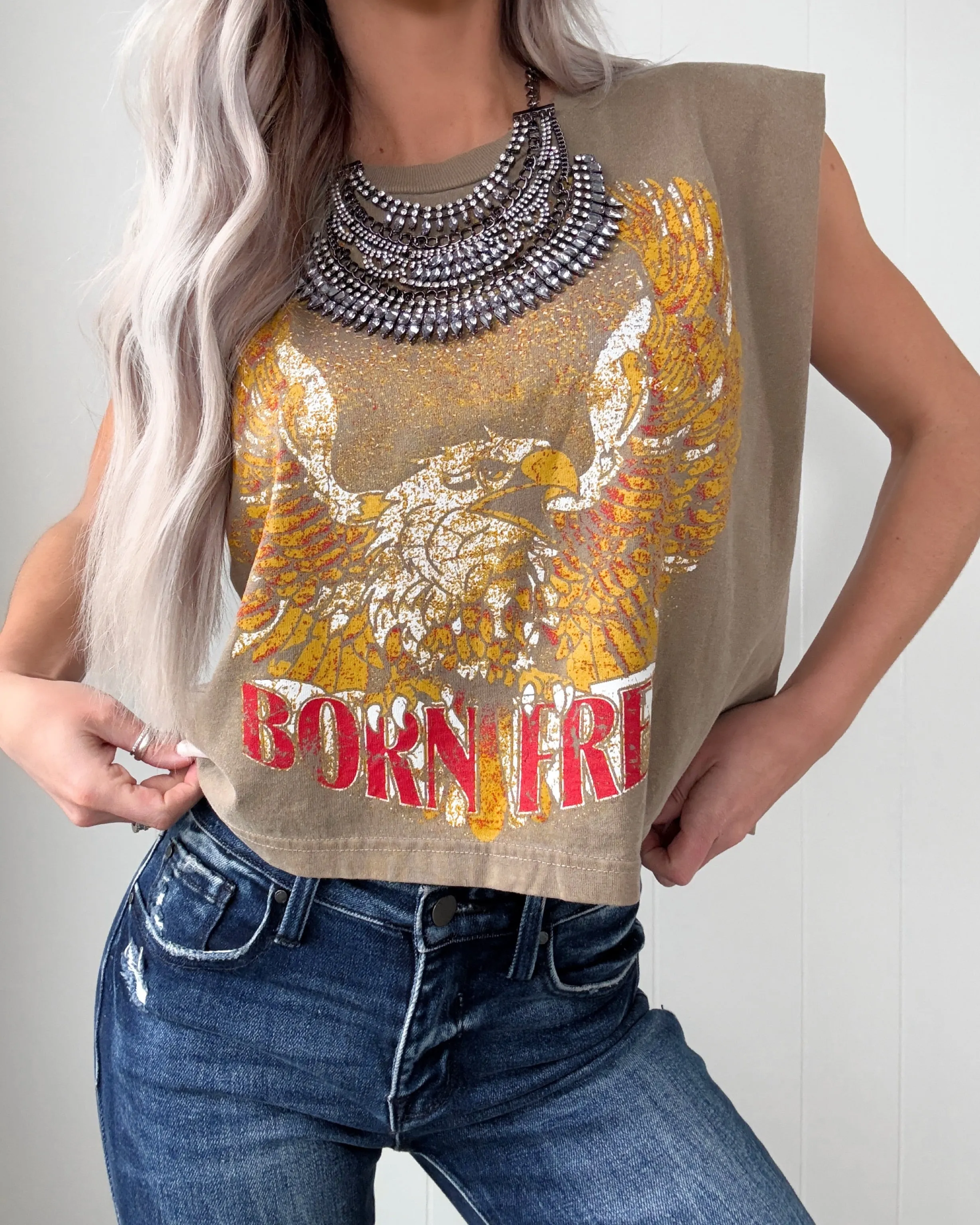 Born Free Eagle Muscle Tank