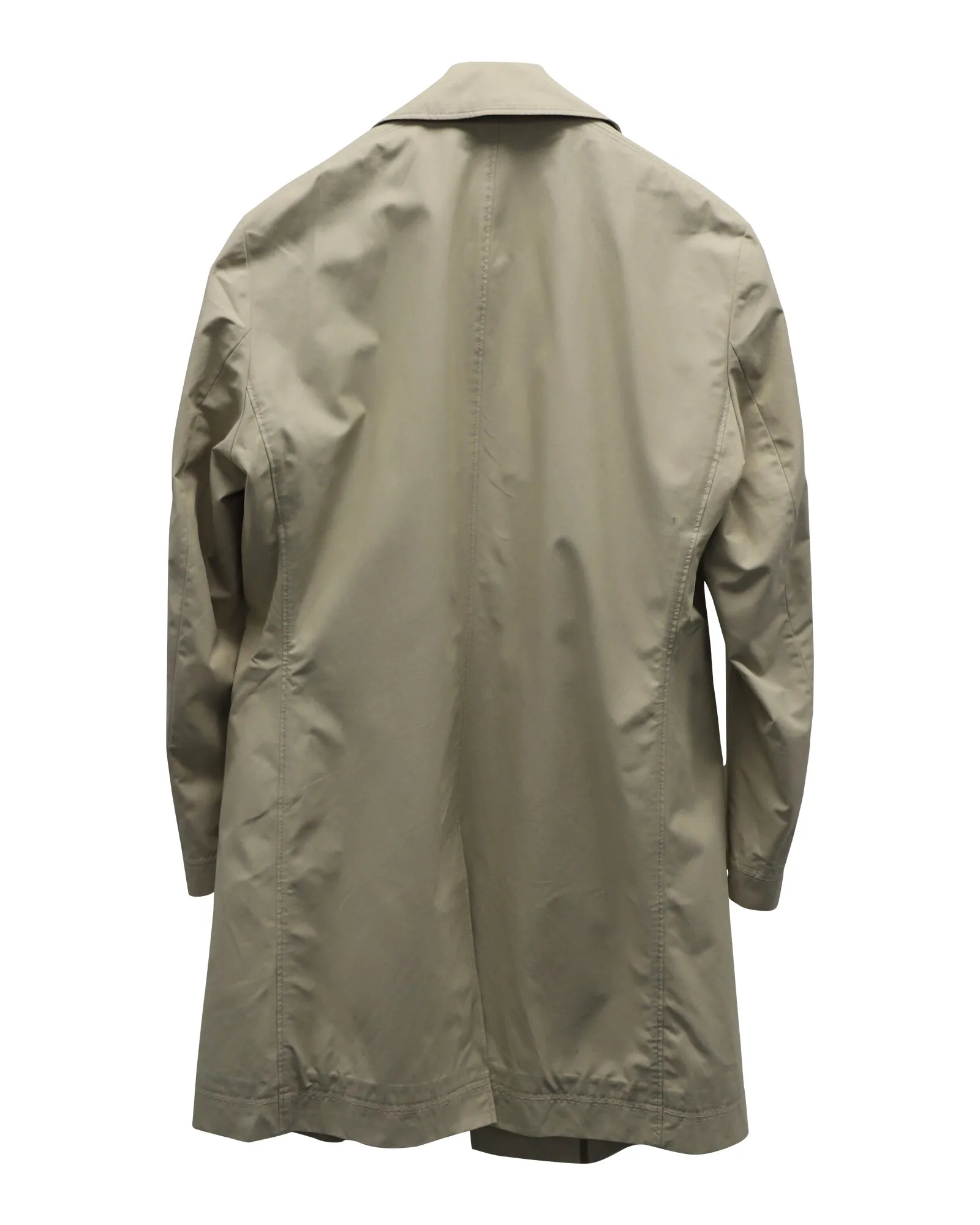 Boss Raincoat in Beige Cotton