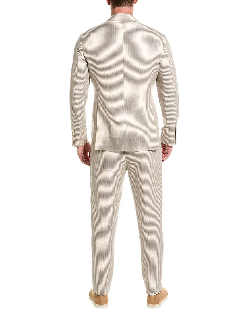 Brunello Cucinelli 2pc Linen & Wool-Blend Suit