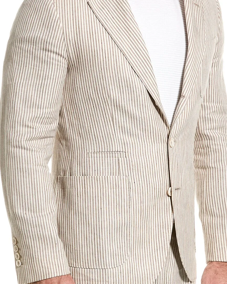 Brunello Cucinelli 2pc Linen & Wool-Blend Suit