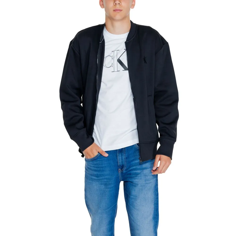 Calvin Klein Jeans Black Cotton Cotton Sweater