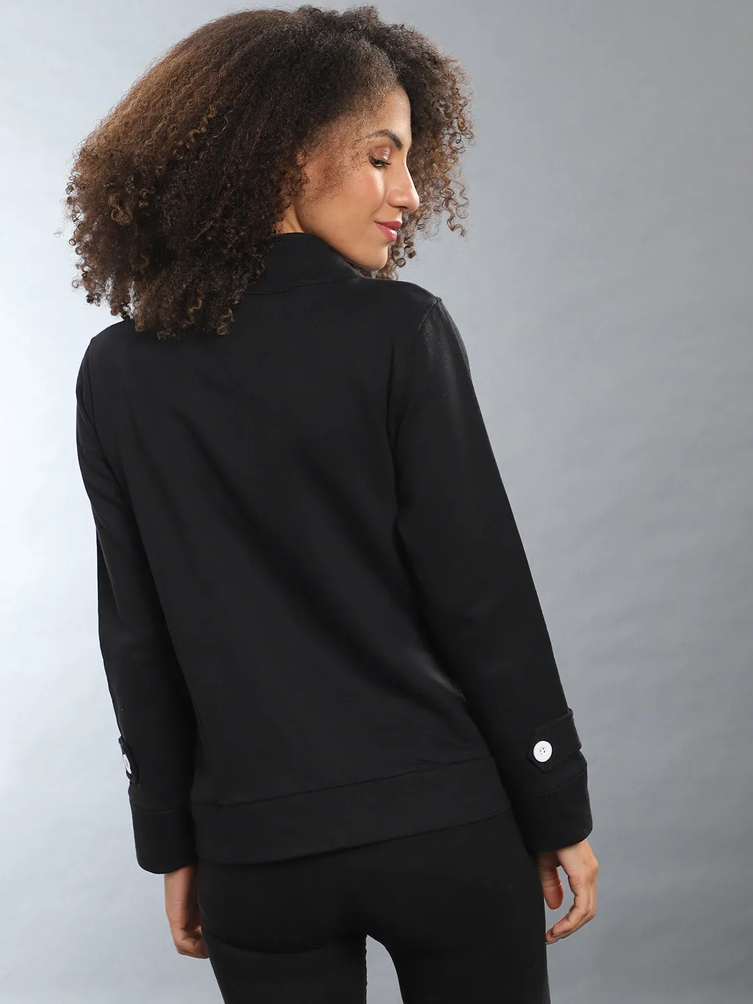 Campus Sutra Women Solid Stylish Casual Jacket