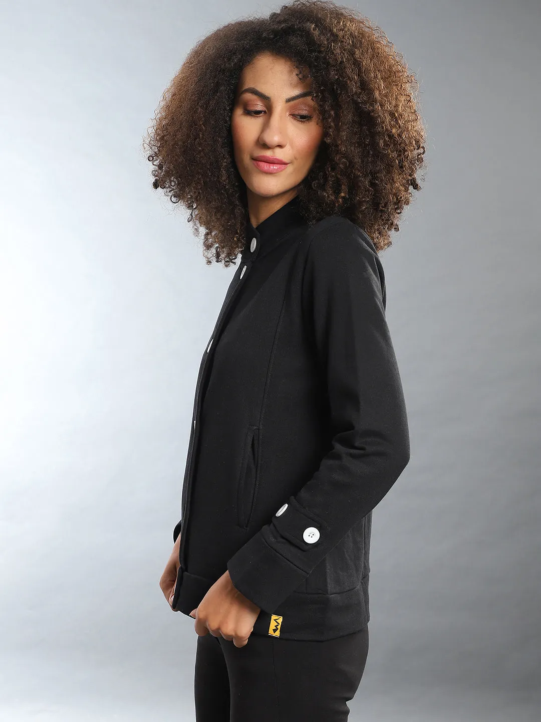 Campus Sutra Women Solid Stylish Casual Jacket