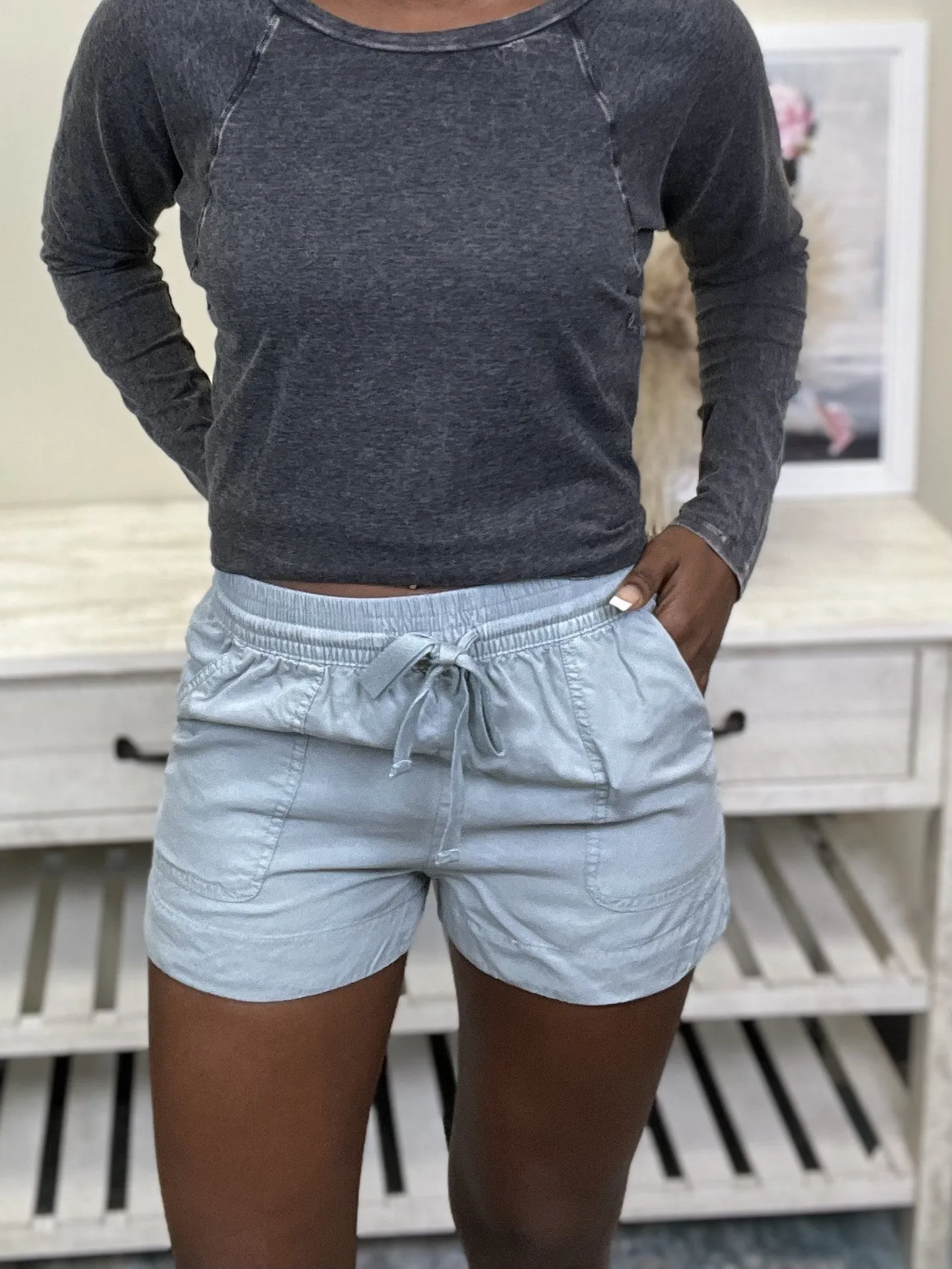 Can You Keep Up Women's High Waisted Shorts