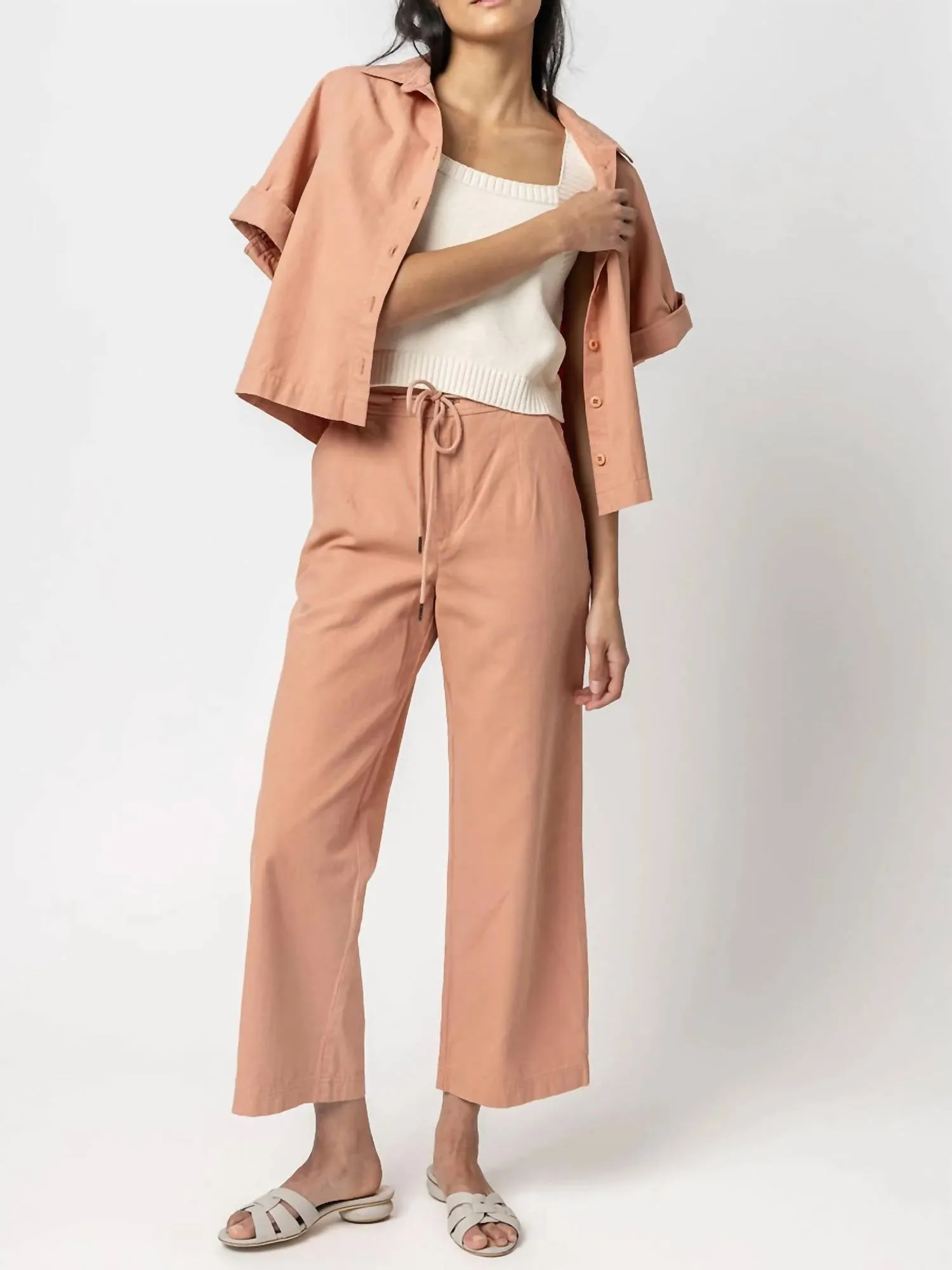 Canva Drawstring Pant In Canyon