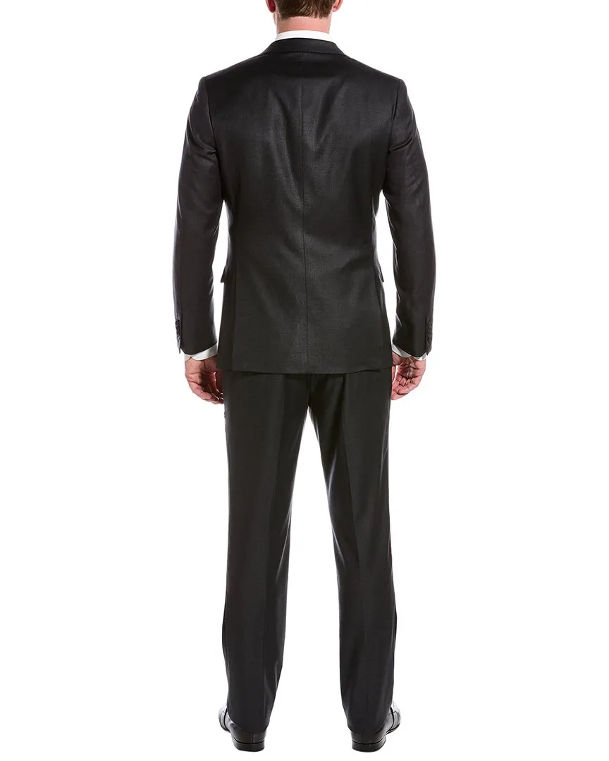 Cavalli Class 2pc Slim Fit Wool Suit