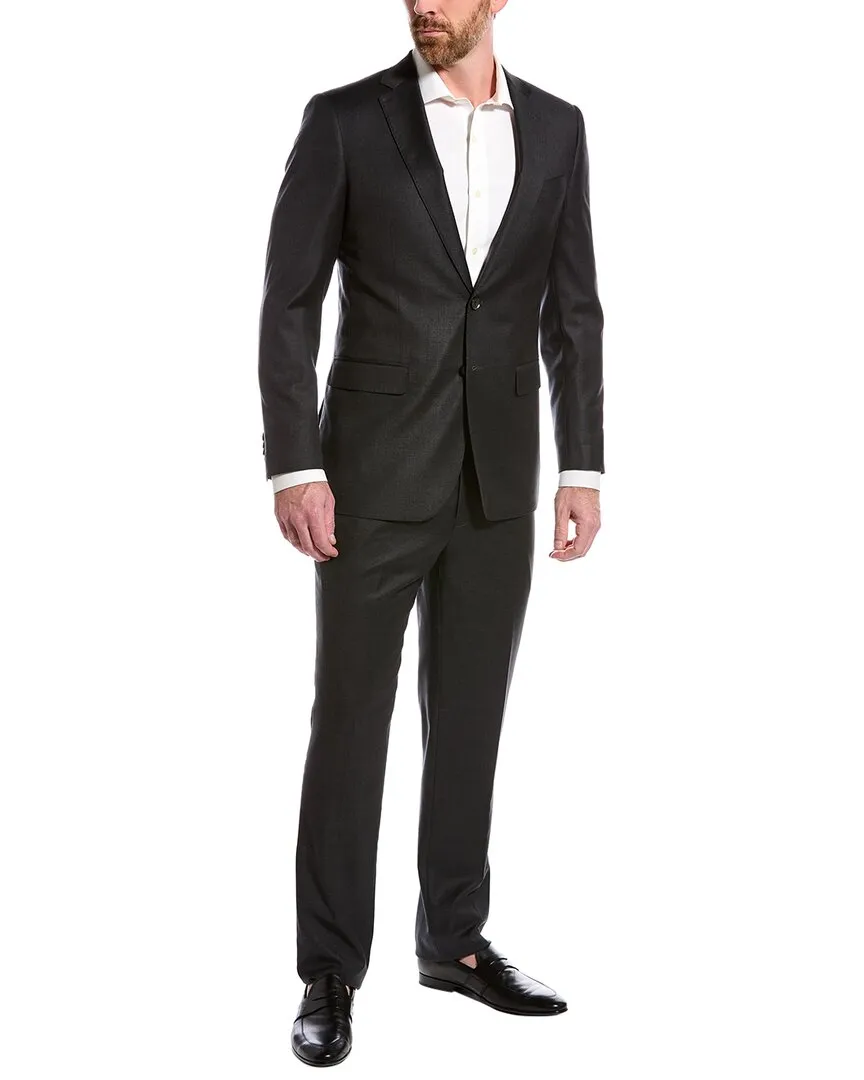 Cavalli Class 2pc Slim Fit Wool Suit