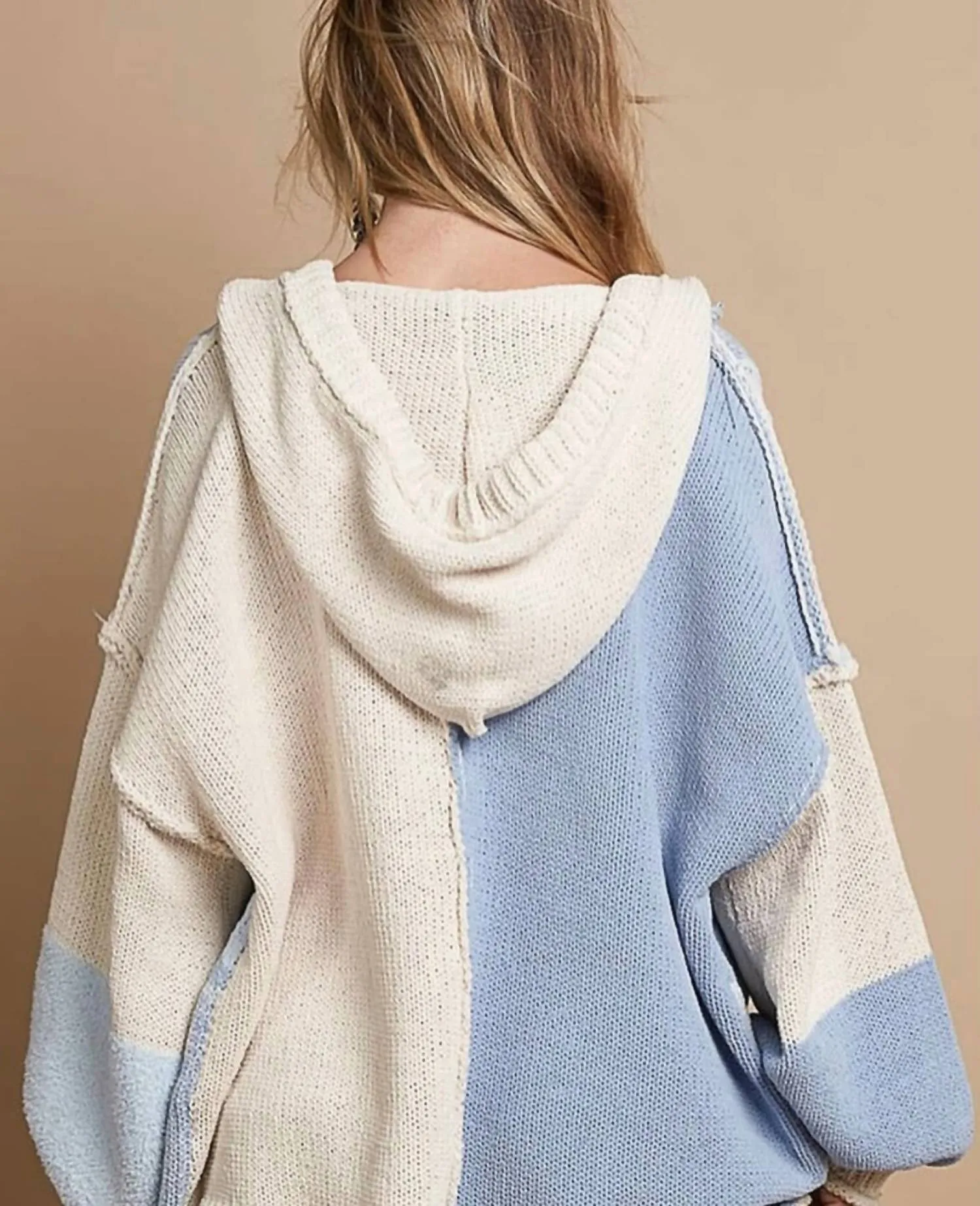 Chenille Cardigan Sweater In Almond Sky