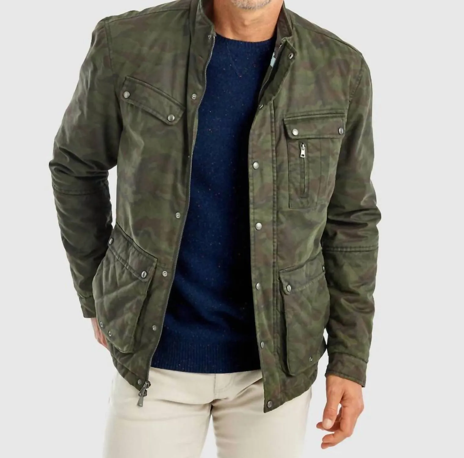 Coburn Utility Jacket In Camo