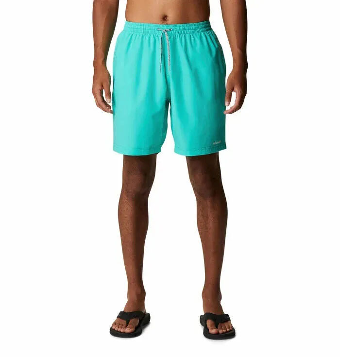 Columbia Summertide Shorts Men's XL Turquoise Stretch Drawstring Waist APP1276