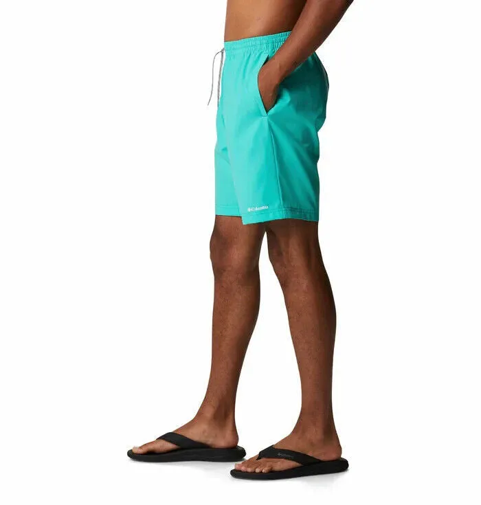 Columbia Summertide Shorts Men's XL Turquoise Stretch Drawstring Waist APP1276