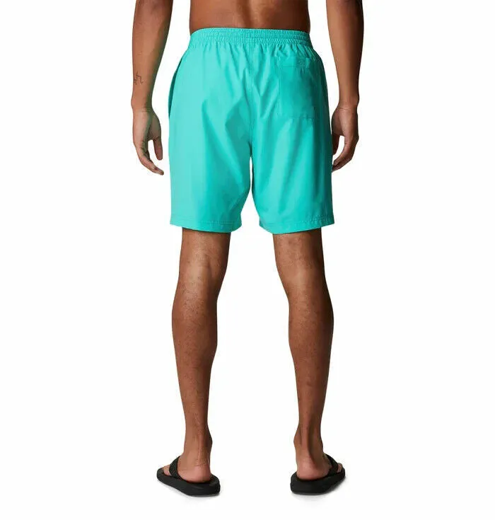 Columbia Summertide Shorts Men's XL Turquoise Stretch Drawstring Waist APP1276