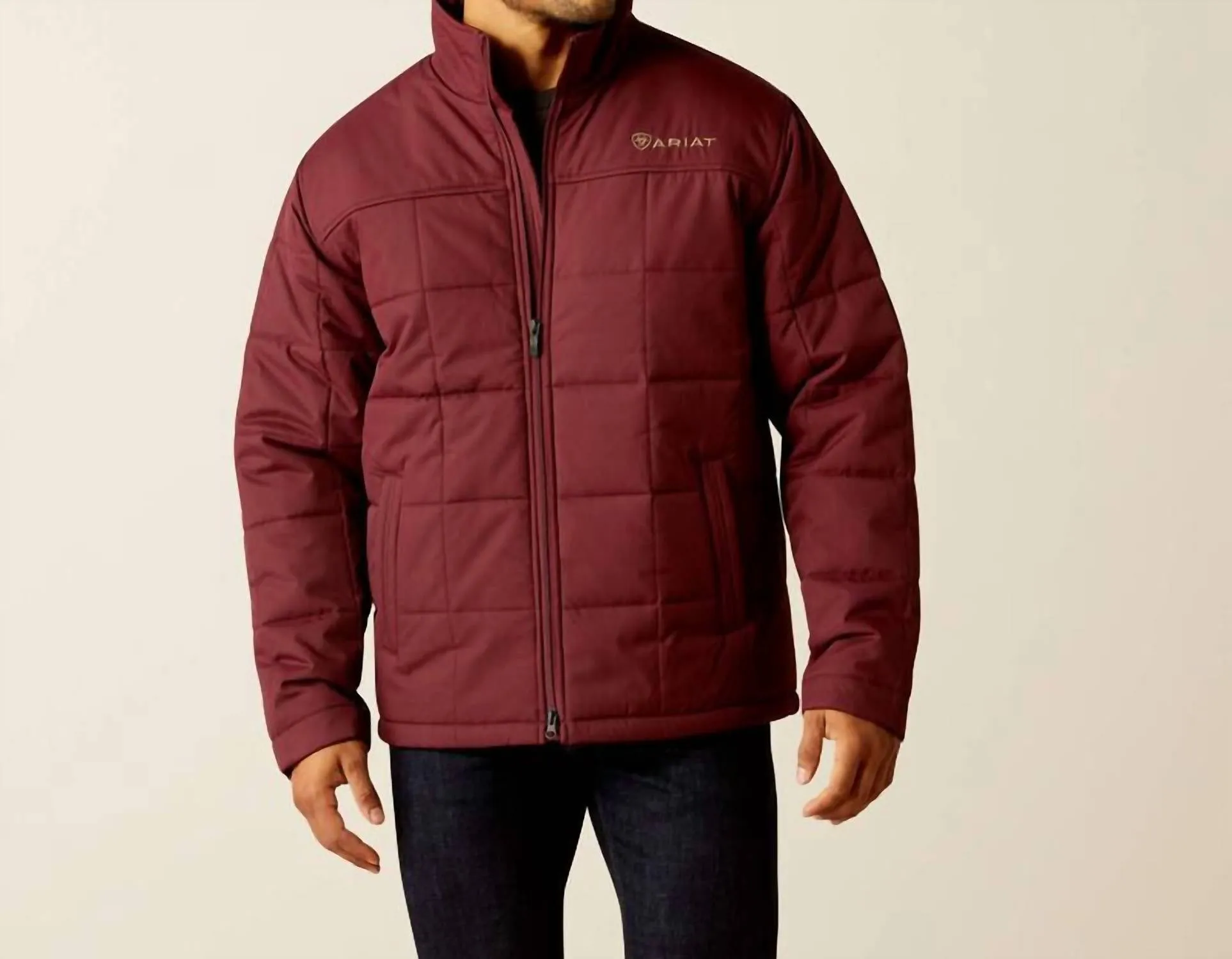 Crius Insulated Jacket In Windsor Wine