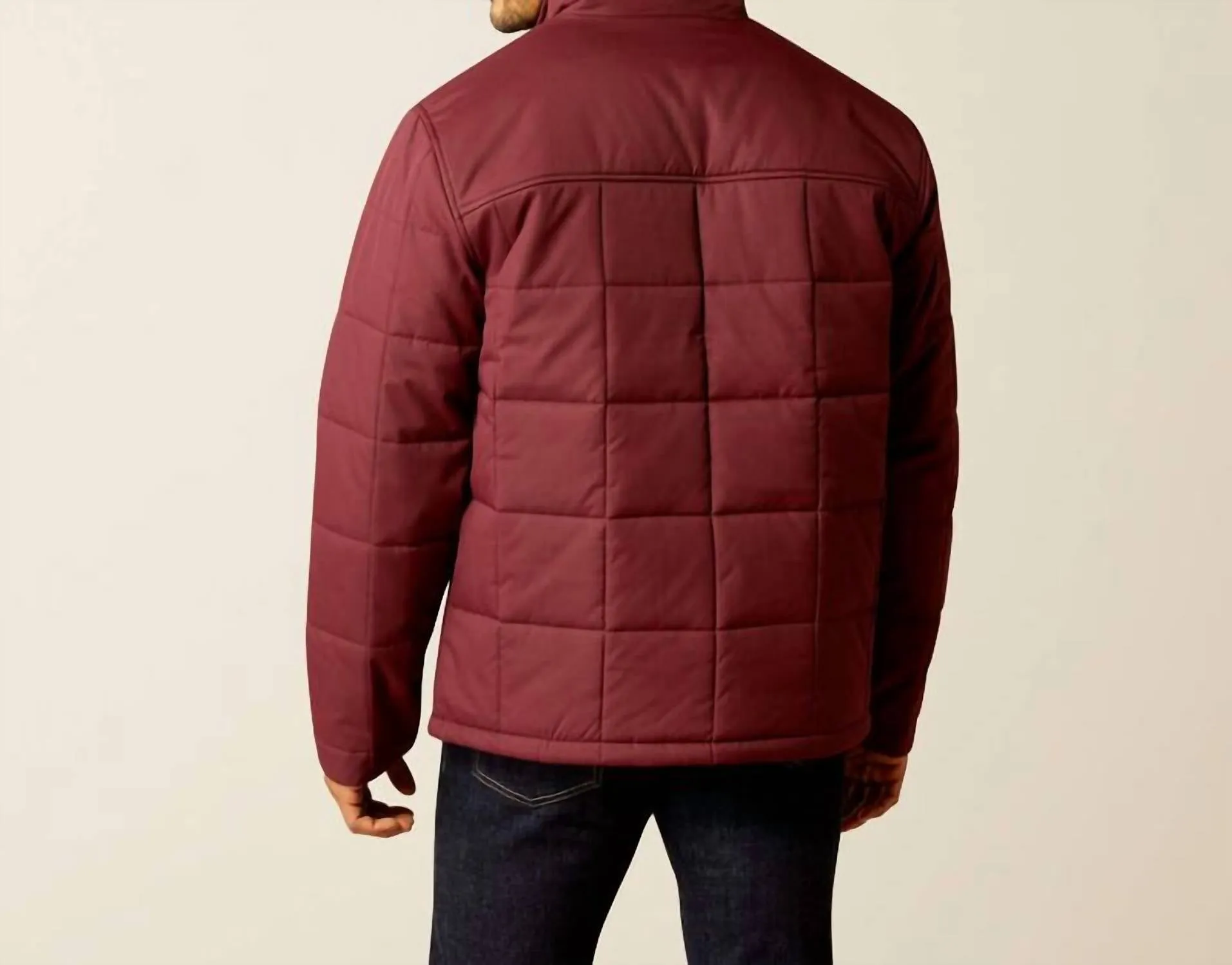 Crius Insulated Jacket In Windsor Wine