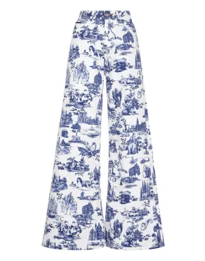 Denim Mykonos Fit Print En PLEIN air