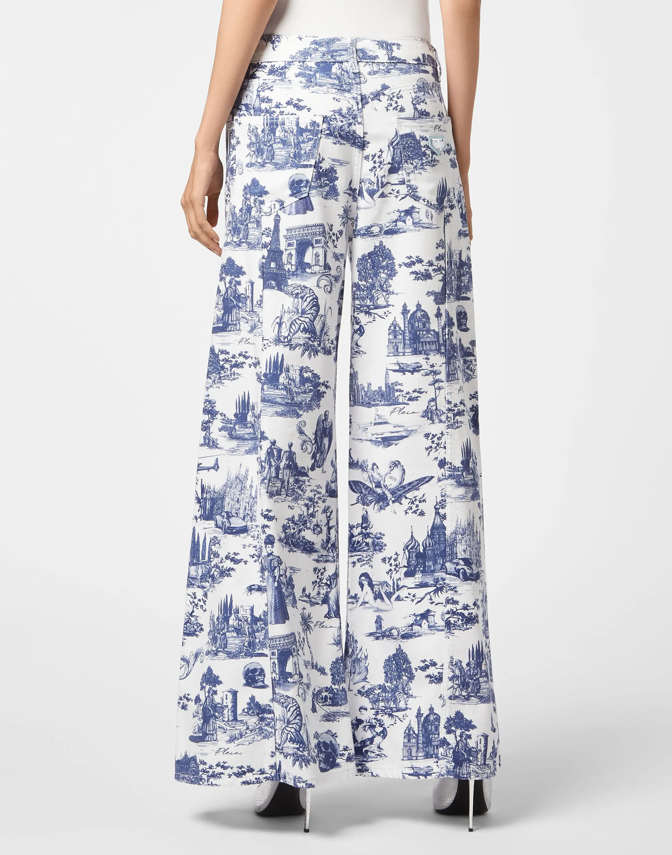 Denim Mykonos Fit Print En PLEIN air