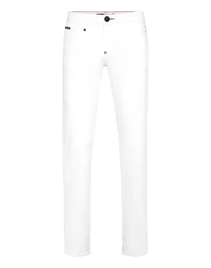 Denim Trousers Straight Cut