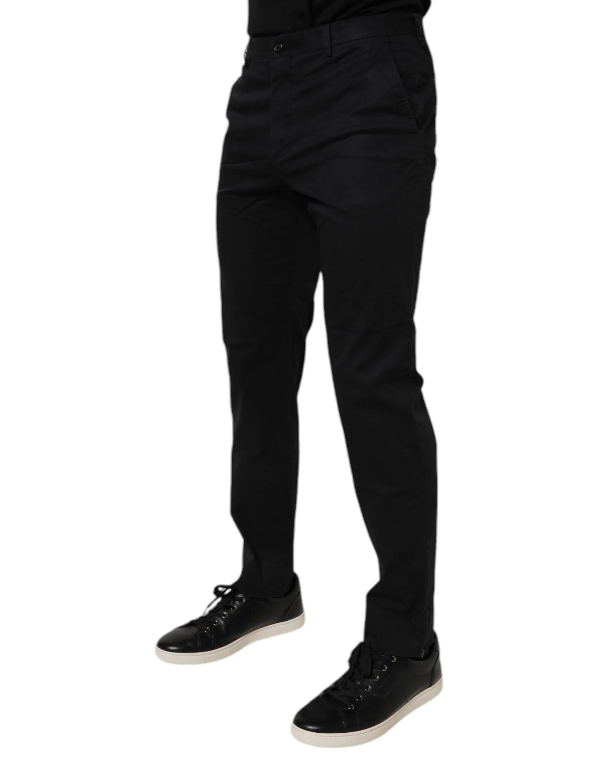 Dolce & Gabbana Cotton Stretch Skinny Dress Formal Men's Pants (Pre-Owned)