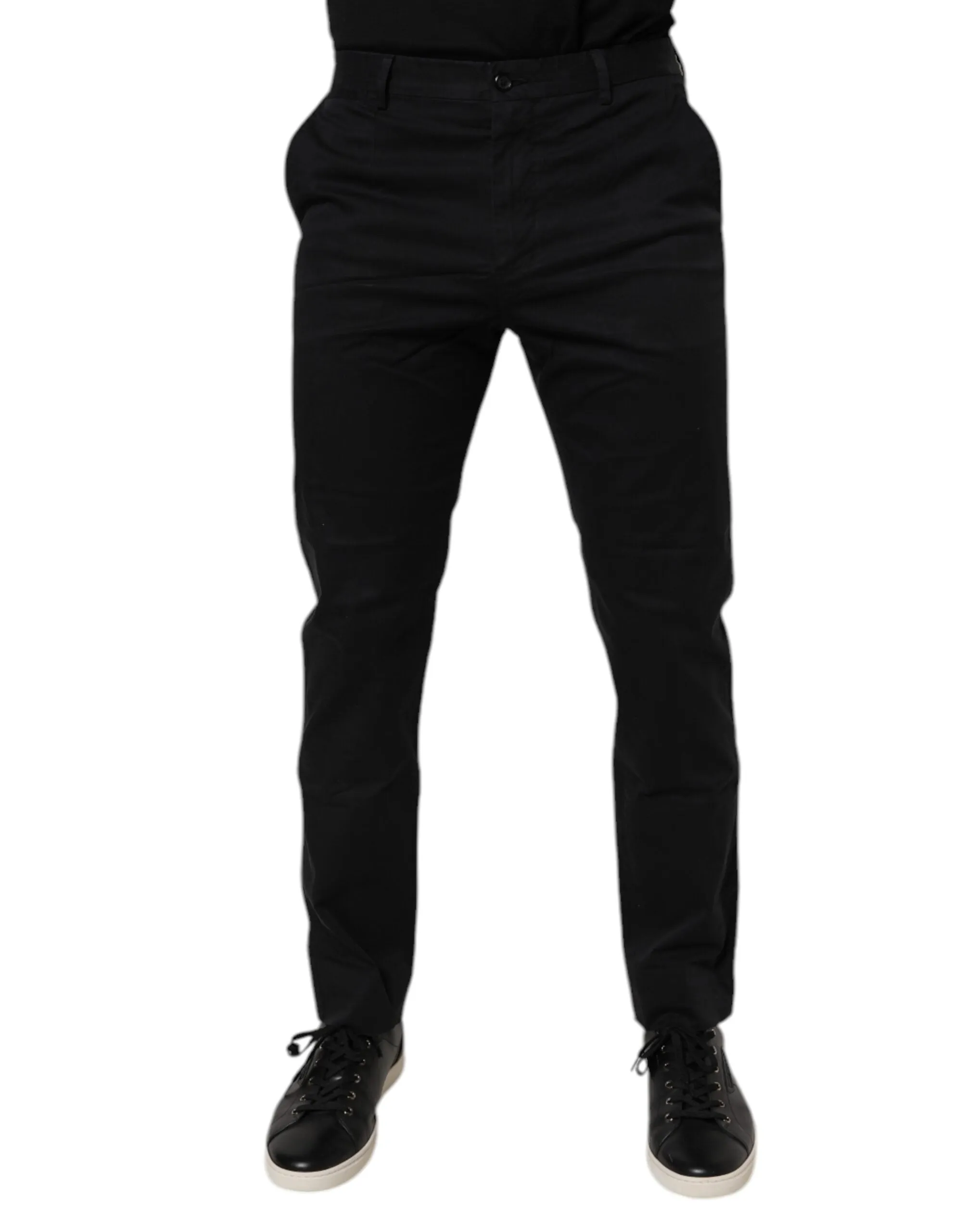 Dolce & Gabbana Cotton Stretch Skinny Dress Formal Men's Pants (Pre-Owned)