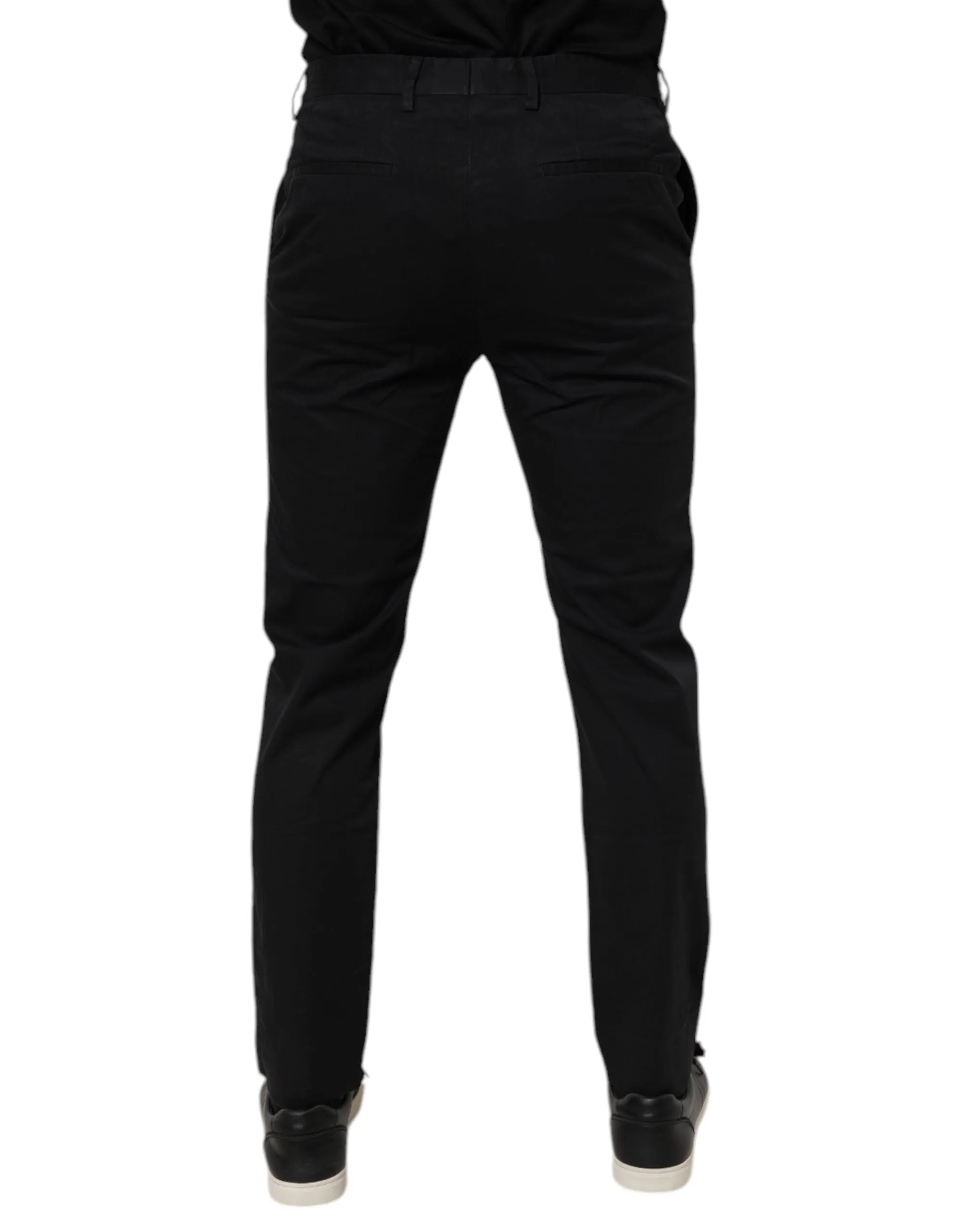 Dolce & Gabbana Cotton Stretch Skinny Dress Formal Men's Pants (Pre-Owned)