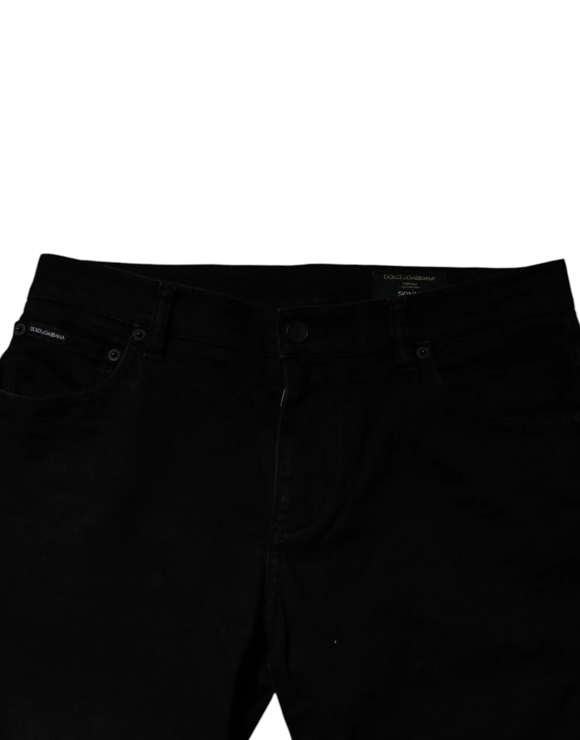 Dolce & Gabbana Cotton Stretch Skinny Men blue Men's Jeans (Pre-Owned)