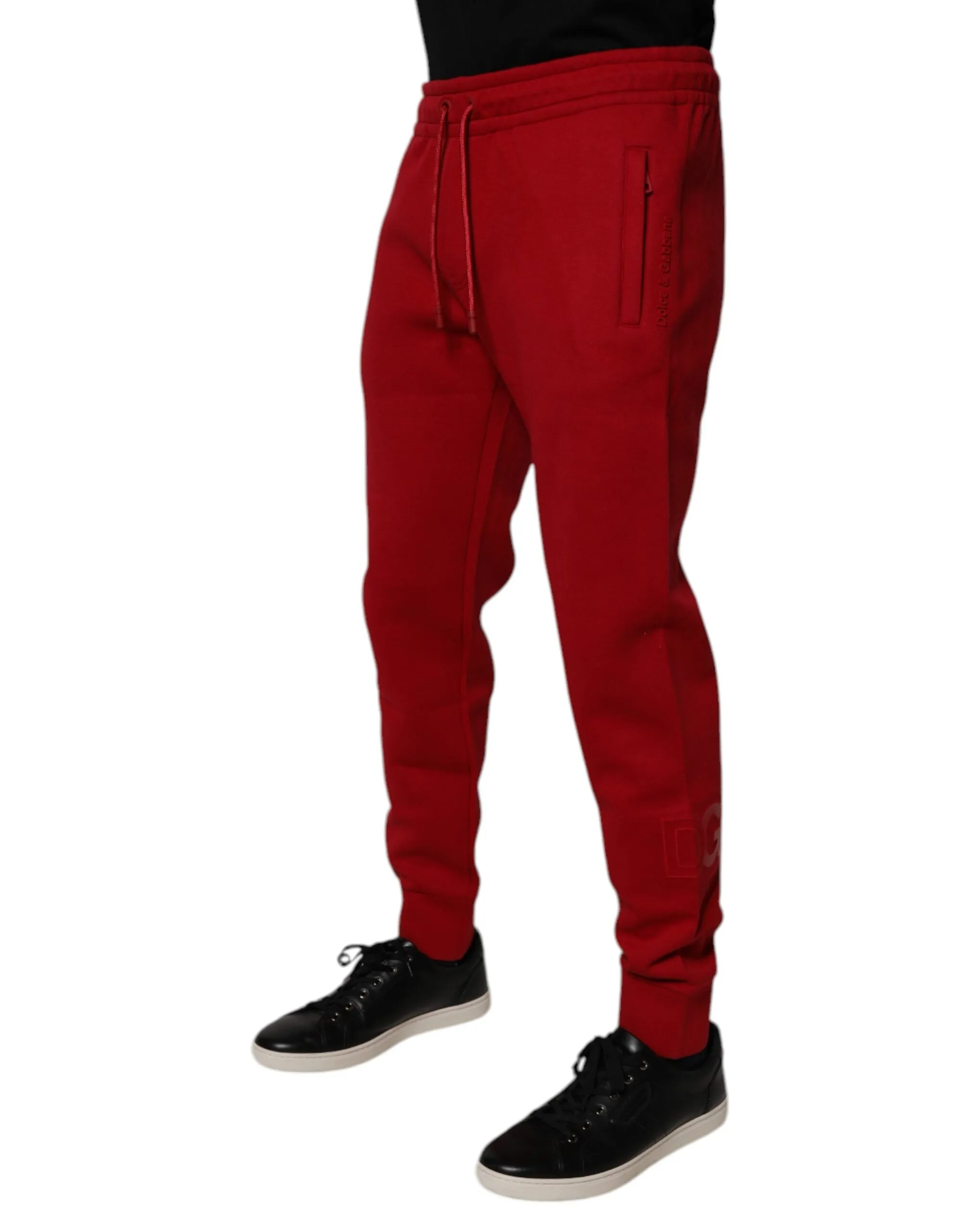 Dolce & Gabbana DG Logo Cotton Jogger Men SweatMen's Men's Pants (Pre-Owned)