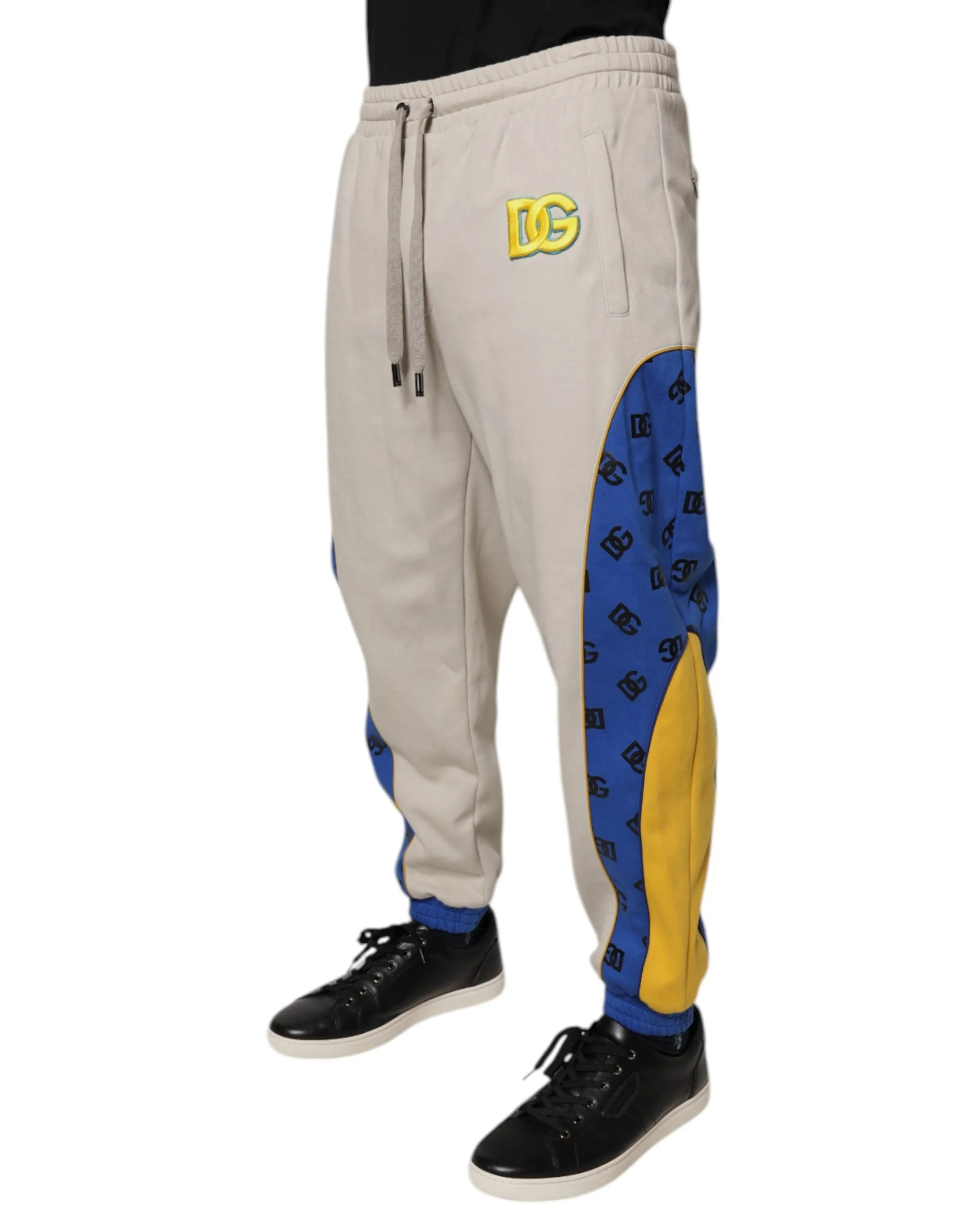 Dolce & Gabbana multi Cotton DG Jogger SweatMen's Men's Pants (Pre-Owned)
