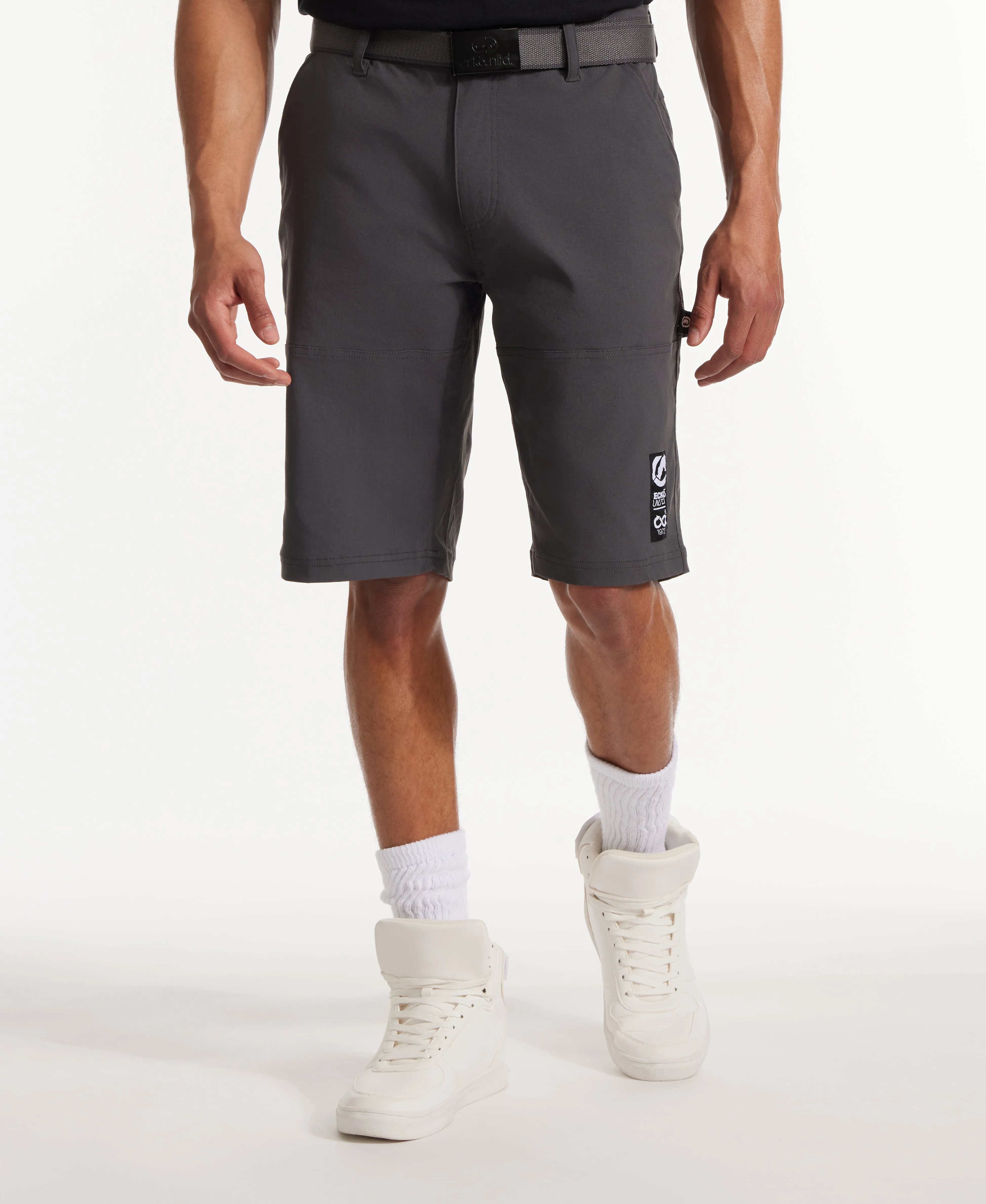 Ecko Unltd. Keep Tabs on Belted Cargo Short