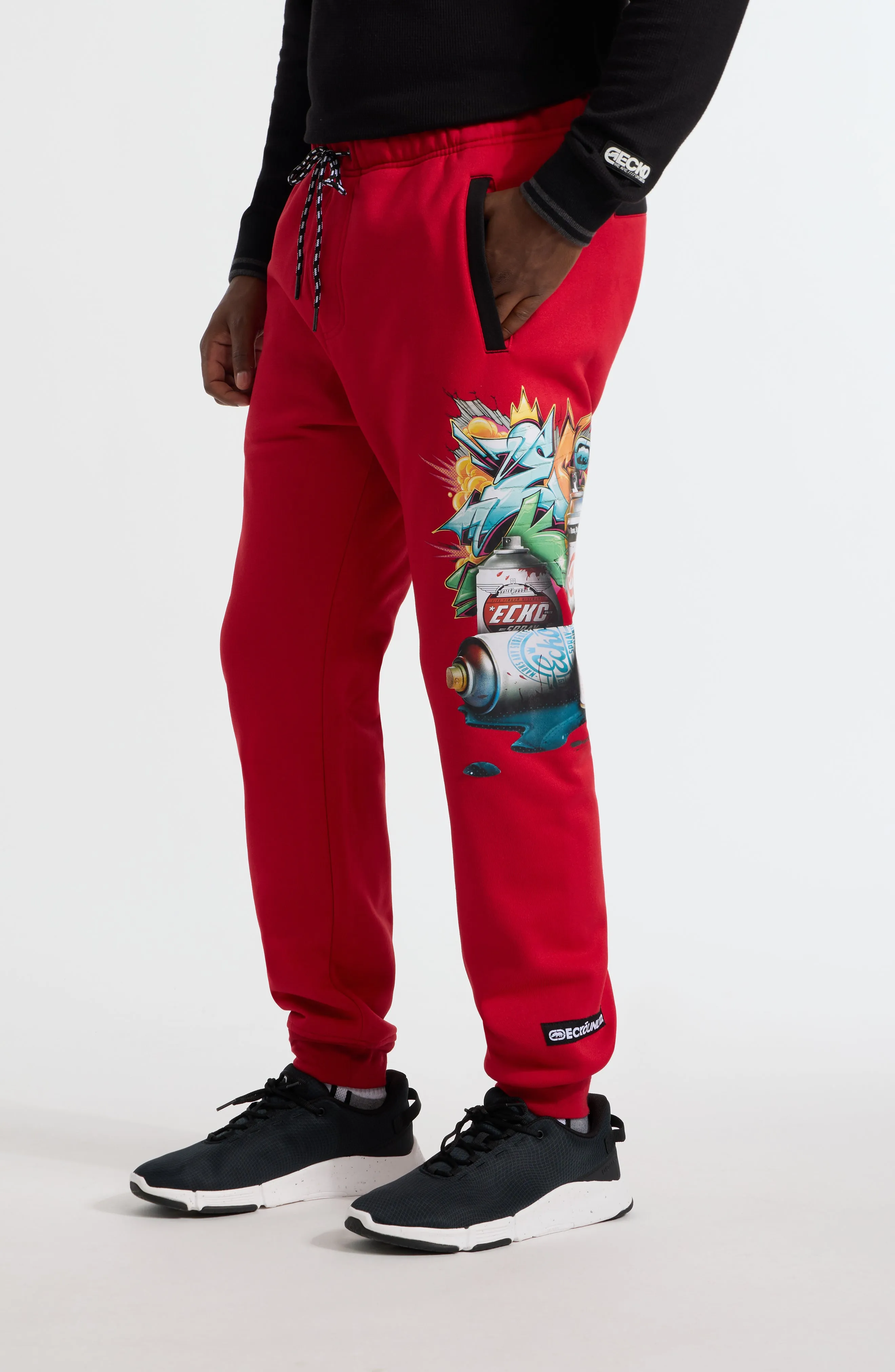 Ecko Unltd. Men's Spray Town Down Jogger