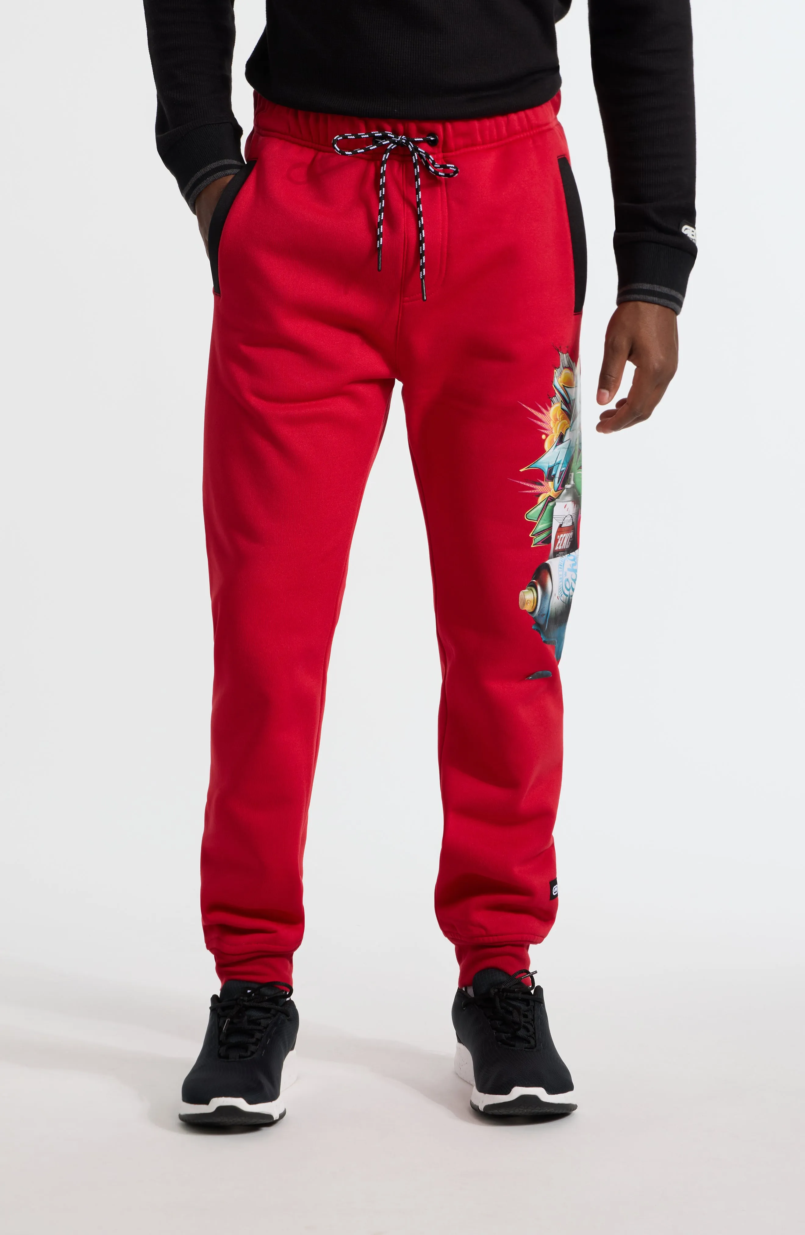 Ecko Unltd. Men's Spray Town Down Jogger