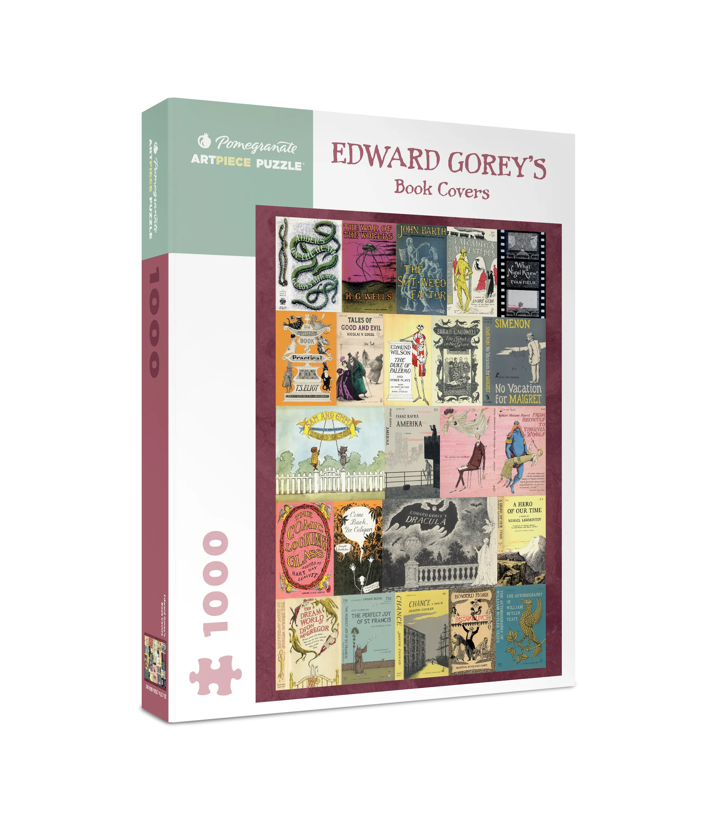Edward Gorey's Book Covers 1000 Piece Puzzle