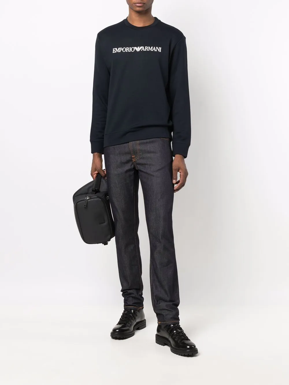 Emporio Armani Men's Sweaters blue