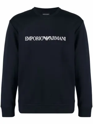Emporio Armani Men's Sweaters blue