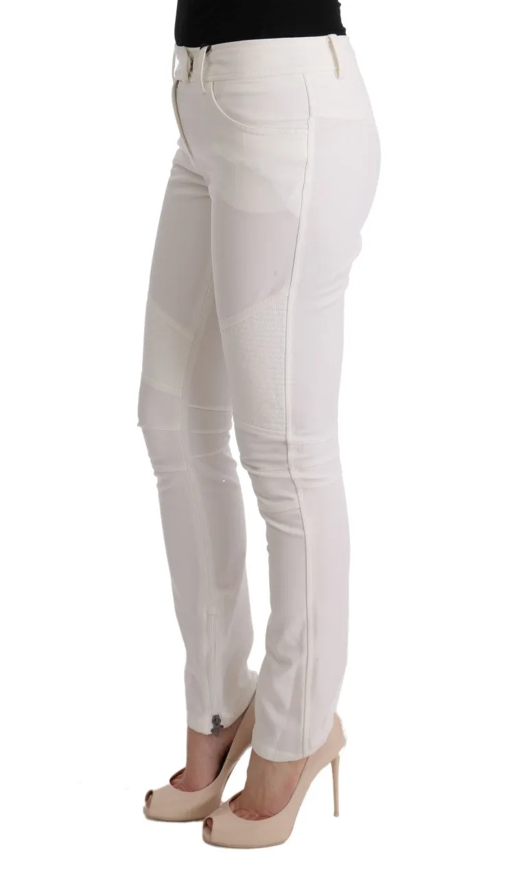 Ermanno Scervino Chic  Slim Fit Cotton Women's Pants
