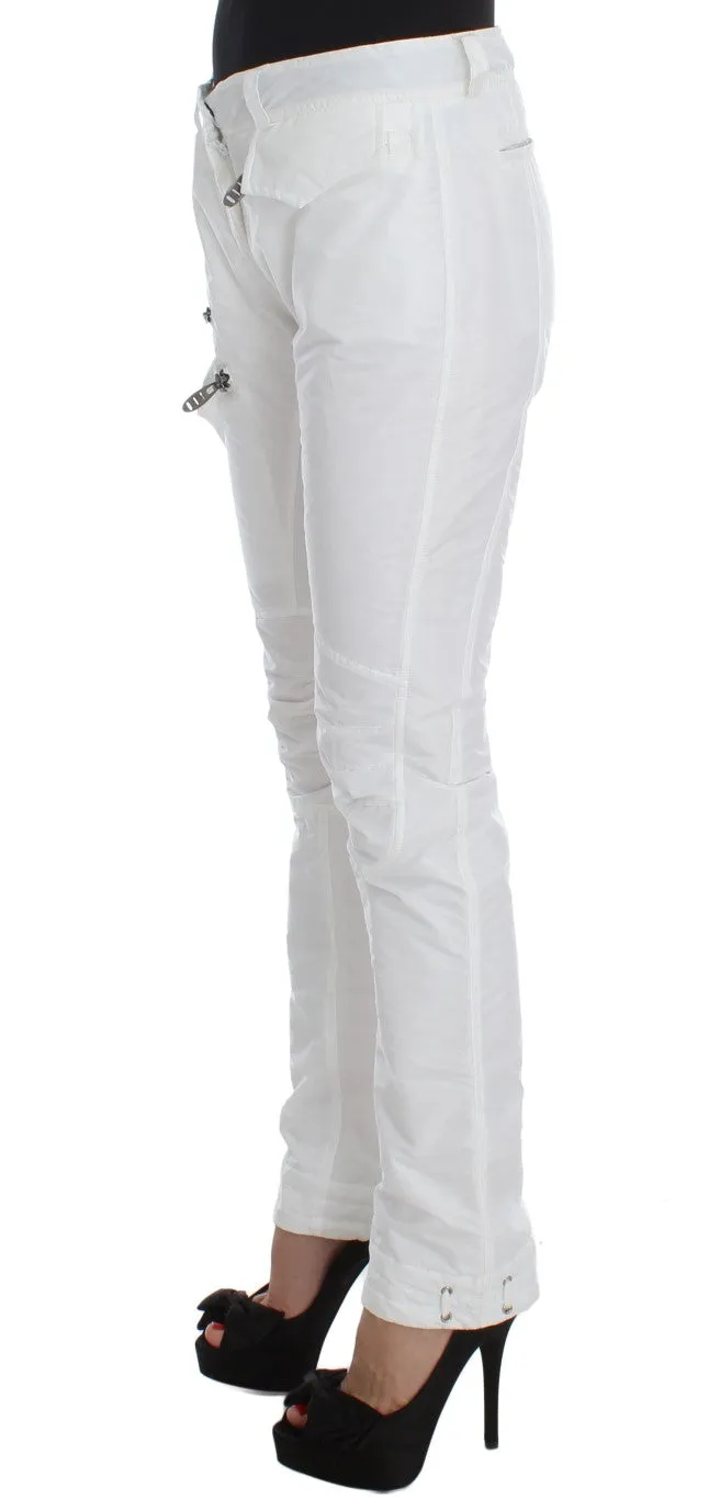Ermanno Scervino  Nylon Padded Slim Fit Cargo Women's Pants