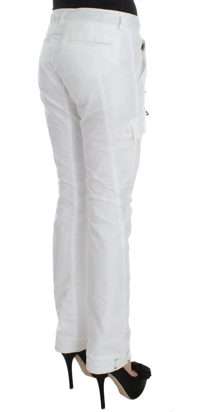 Ermanno Scervino  Nylon Padded Slim Fit Cargo Women's Pants