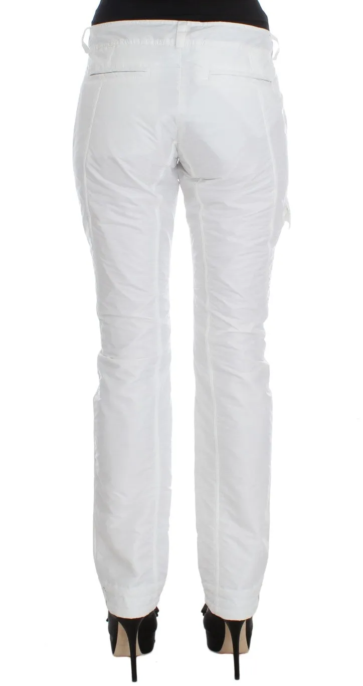 Ermanno Scervino  Nylon Padded Slim Fit Cargo Women's Pants
