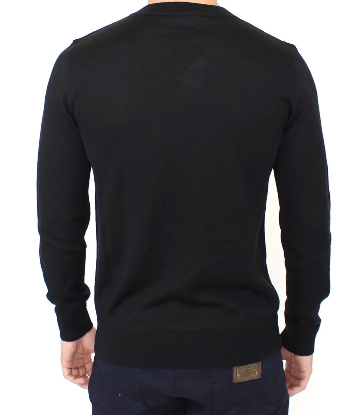 Ermanno Scervino  Wool Blend V-neck Pullover Men's Sweater