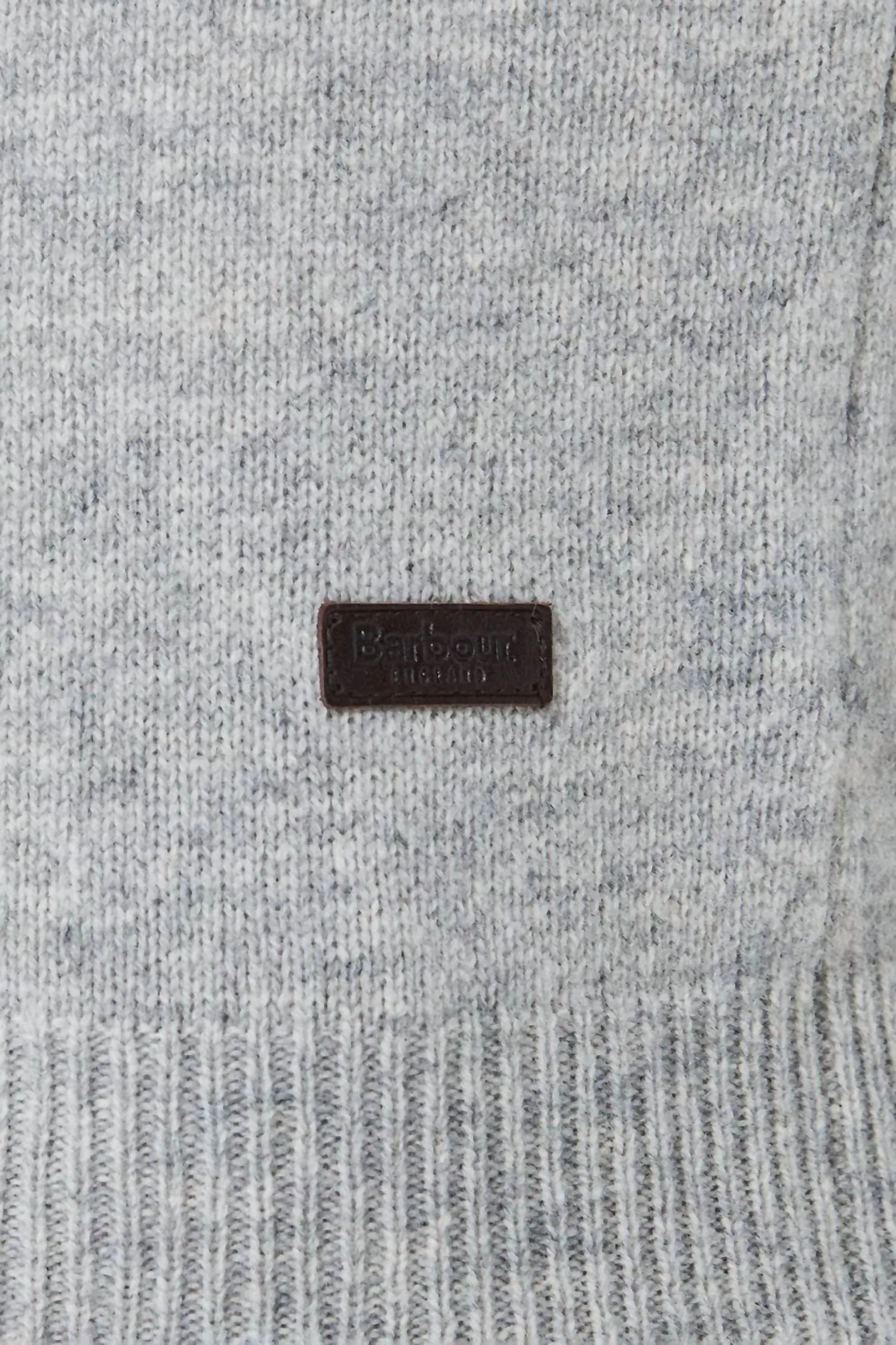 Essential Crew Neck Sweater In Light Grey Marl