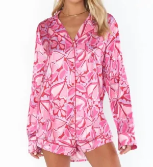 Favorite Candy Heart Pj Set In Candy Hearts