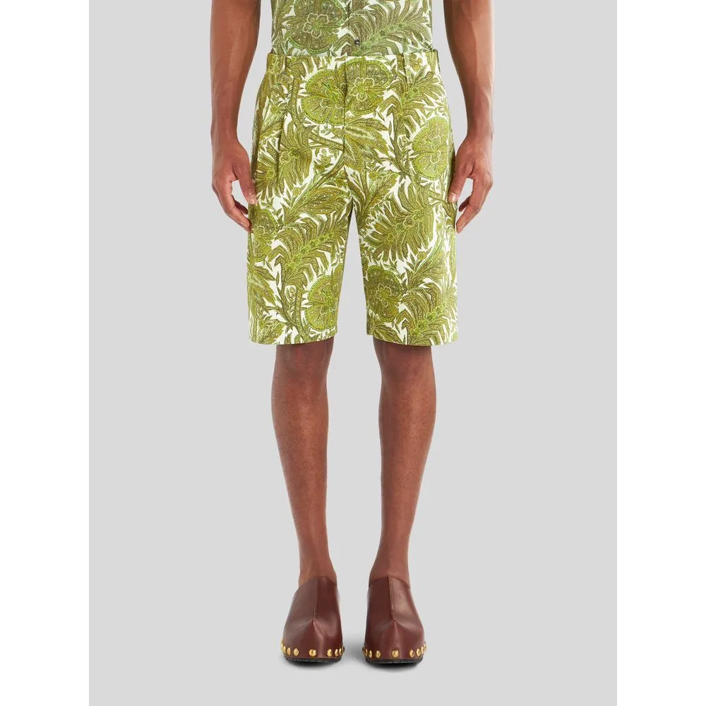 FOLIAGE PATTERN BERMUDAS